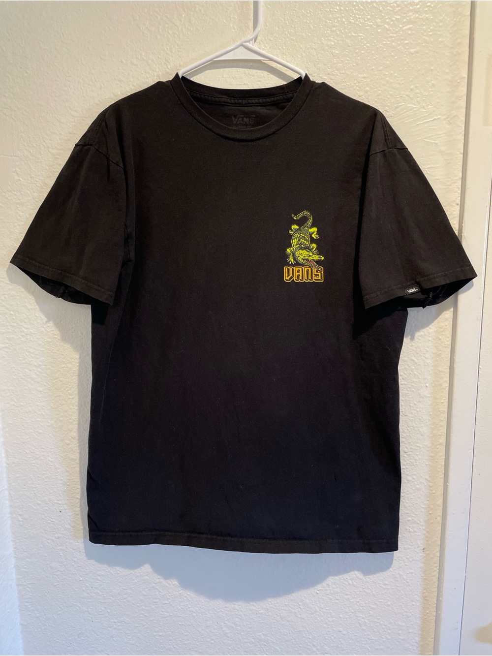 Vans Men’s Black Double-Sided Croc Skate T-Shirt M